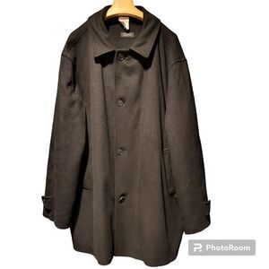 Barneys New York‎ Vintage Men’s 100% Cashmere black pea coat sz 44r